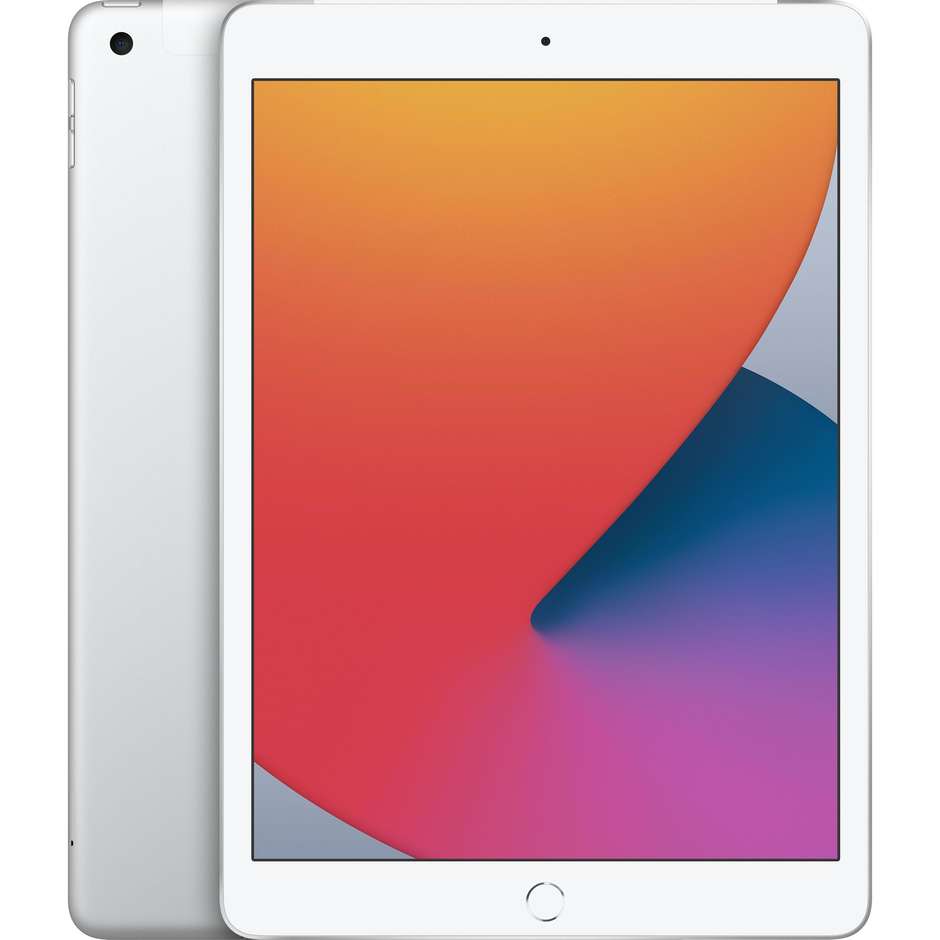 Apple MYMM2TY/A iPad Tablet 10.2" Memoria 128 GB Wifi 4G LTE colore Argento