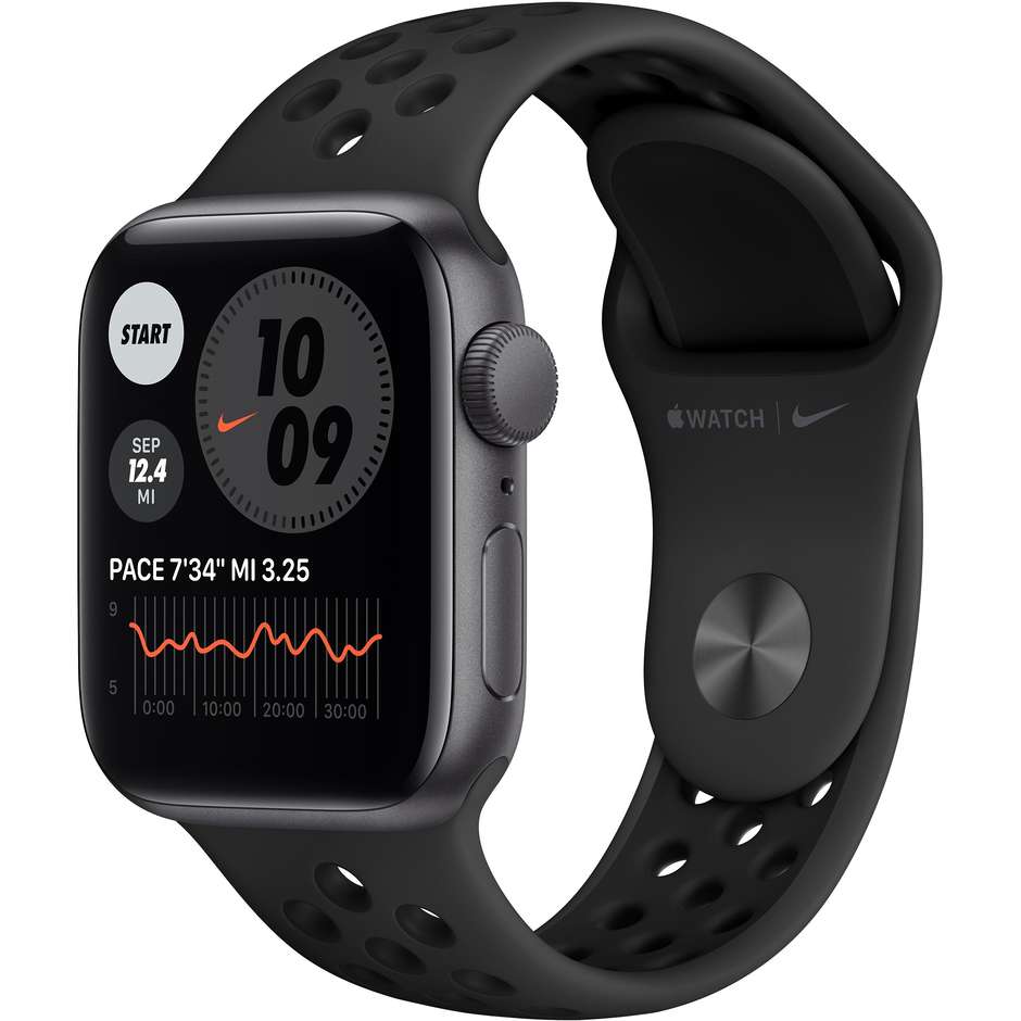 Apple MYYF2TY/A Watch SE Smartwatch Nike 40 mm GPS 4G colore grigio con cinturino sport grigio