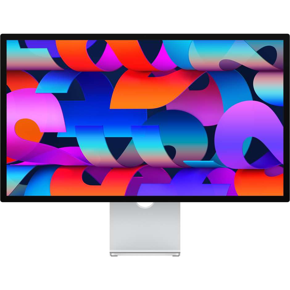 Apple Studio MMYV3T/A Monitor PC 27" 5K Ultra HD Vetro Nanotexture inclinazione e altezza regolabile Classe E colore cornice nero