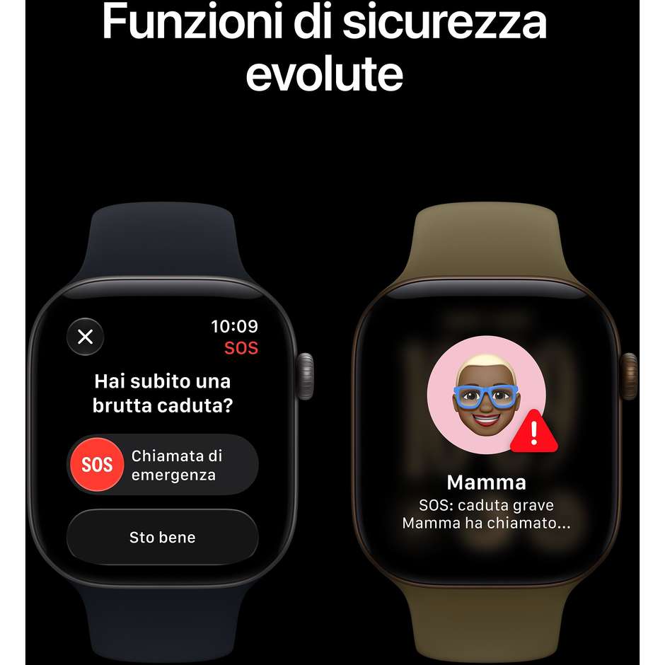 apple watch 12 gps 42mm black + black band - s/m