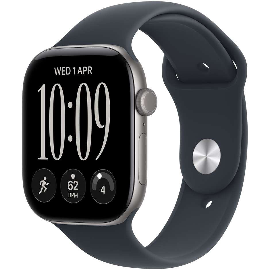 apple watch 12 gps 46mm space grey + navy blue ba