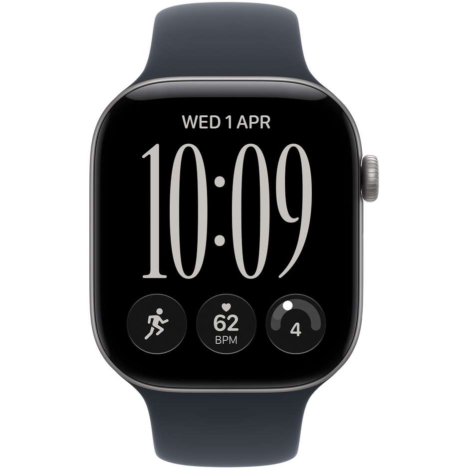 apple watch 12 gps 46mm space grey + navy blue ba