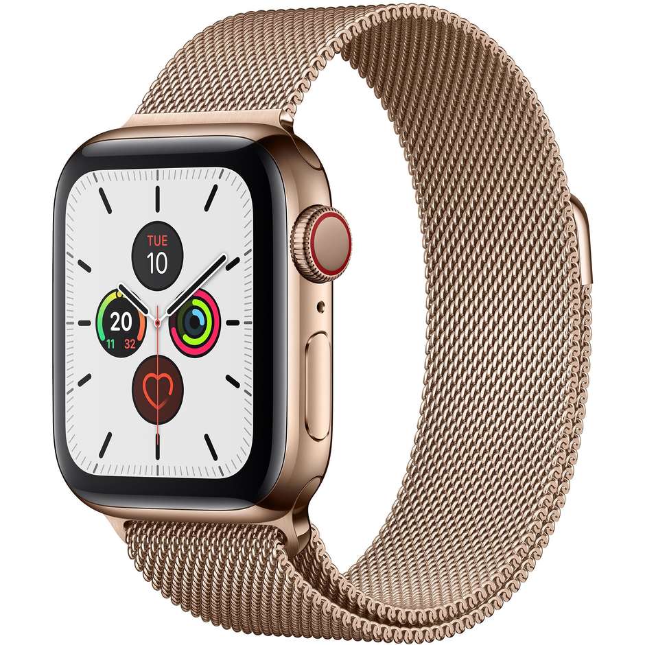 Apple Watch 5 Smartwatch 40 mm OLED GPS 4G Wifi NFC colore oro