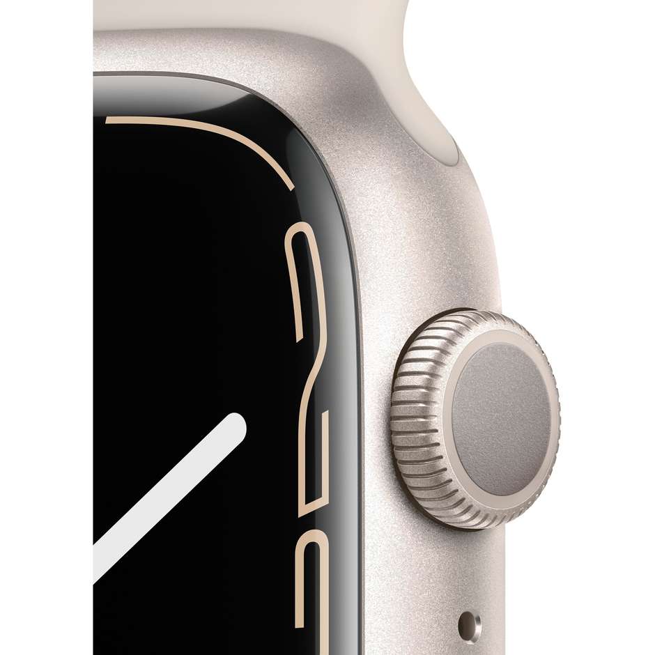 Apple Watch 7 SmartWatch 45mm GPS Wi-Fi colore galassia con cinturino sport galassia