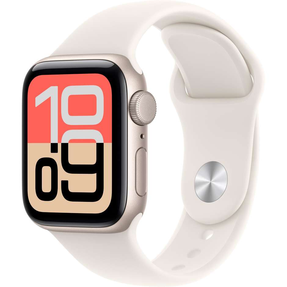 Apple Watch SE (2ª Gen) GPS 40mm Cassa Alluminio Galassia con Cinturino Sport Galassia - S/M