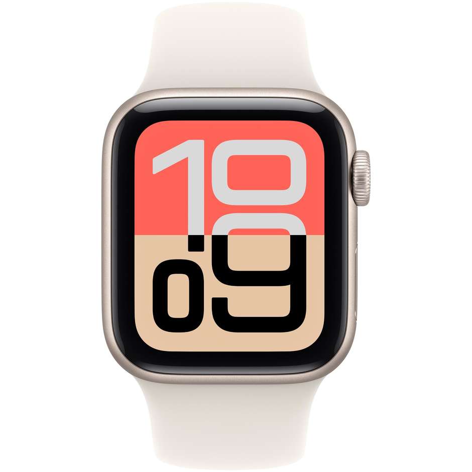 Apple Watch SE (2ª Gen) GPS 40mm Cassa Alluminio Galassia con Cinturino Sport Galassia - S/M
