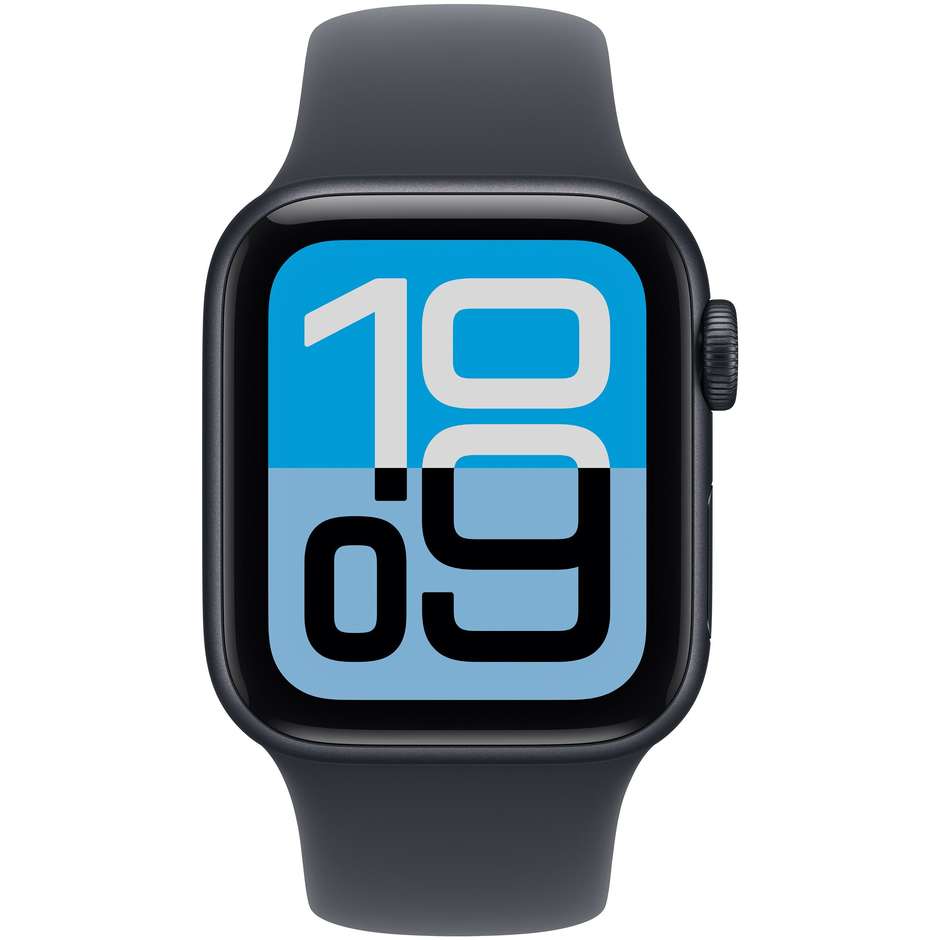 Apple Watch SE 3 GPS Cassa 40 mm in alluminio mezzanotte con Cinturino Sport mezzanotte - S/M