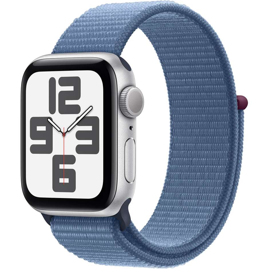 Apple Watch SE 40mm GPS Wi-Fi Colore Alluminio con Cinturino Sport Loop Blu Inverno