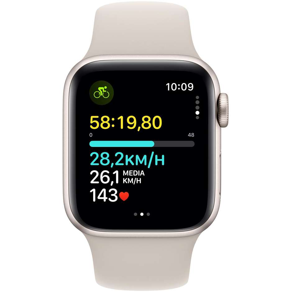 Apple Watch SE 40mm GPS Wi-Fi Colore Alluminio Galassia con Cinturino Sport Galassia - M/L