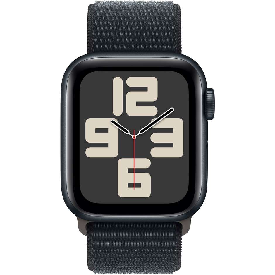 Apple Watch SE 40mm GPS Wi-Fi Colore Alluminio Mezzanotte con Cinturino Sport Loop Mezzanotte