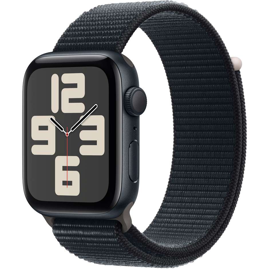 Apple Watch SE 44mm GPS Wi-Fi Colore Alluminio Mezzanotte con Cinturino Sport Loop Mezzanotte