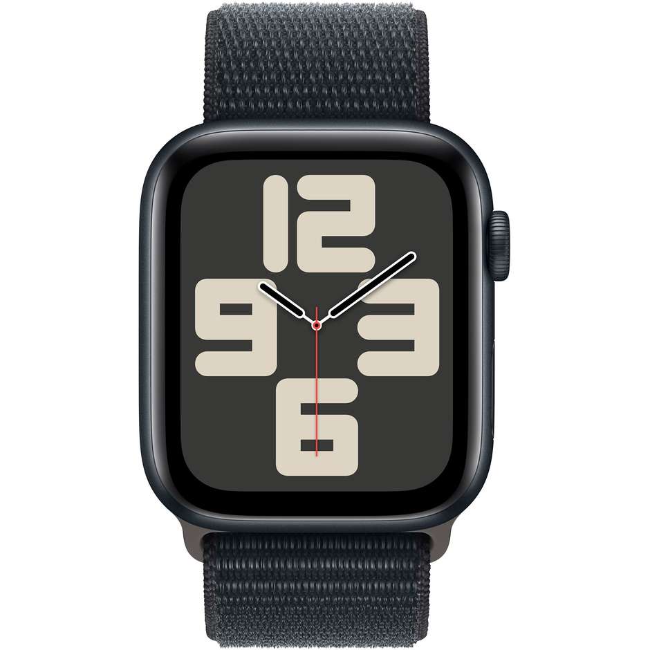 Apple Watch SE 44mm GPS Wi-Fi Colore Alluminio Mezzanotte con Cinturino Sport Loop Mezzanotte