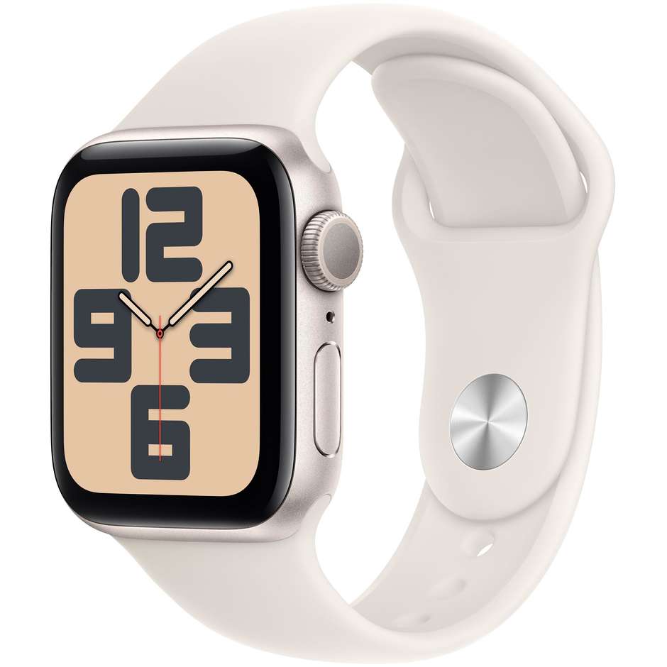 Apple Watch SE GPS 40mm Cassa in Alluminio Galassia con Galassia Sport Band - M/L