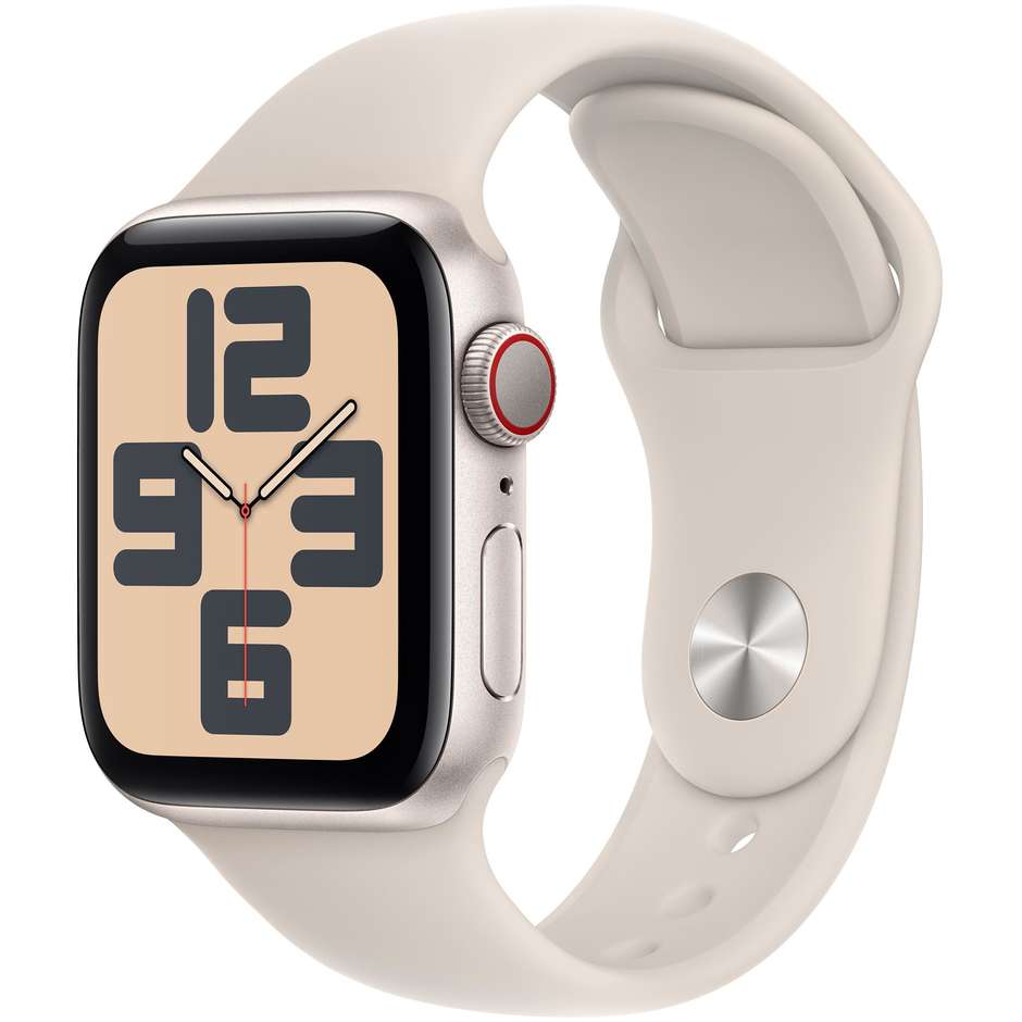 Apple Watch SE GPS + Cellular 40mm Cassa in Alluminio Galassia con Cinturino Sport Galassia - M/L