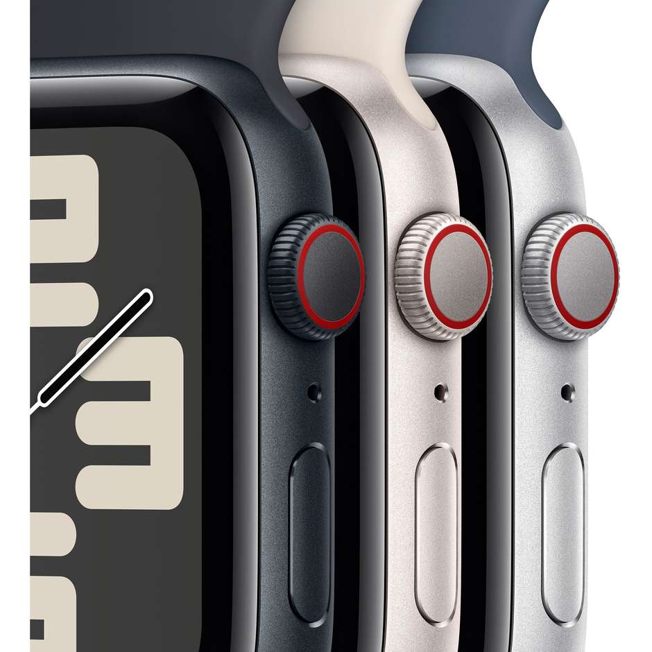 Apple Watch SE GPS + Cellular 40mm Cassa in Alluminio Galassia con Cinturino Sport Galassia - M/L