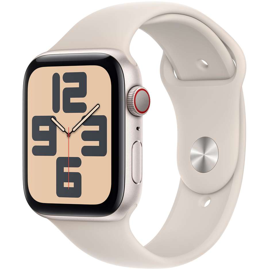 Apple Watch SE GPS + Cellular 44mm Cassa in Alluminio Galassia con Cinturino Sport Galassia - M/L