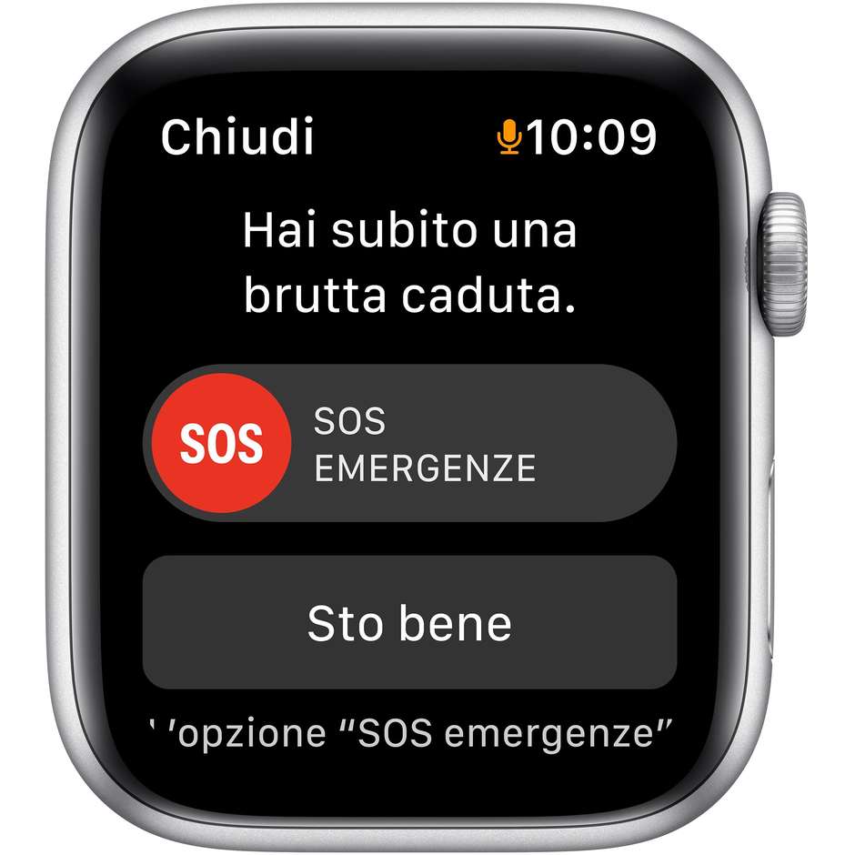 Apple Watch SE SmartWatch 44mm GPS Wi-Fi colore Silver con cinturino blue