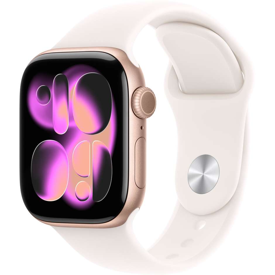 apple watch series 11 gps 42mm rose gold aluminiu