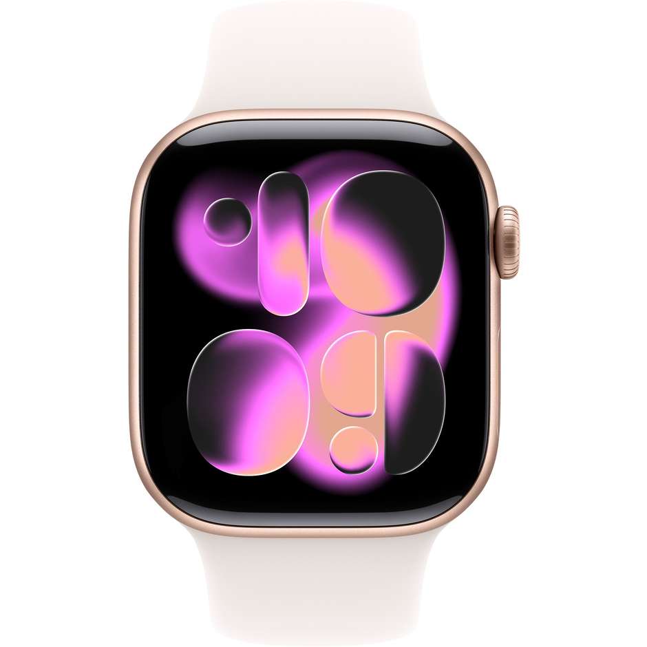 apple watch series 11 gps 42mm rose gold aluminiu