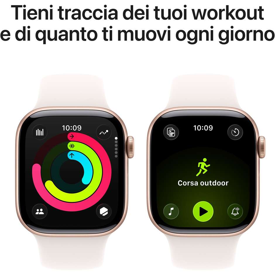 apple watch series 11 gps 42mm rose gold aluminiu