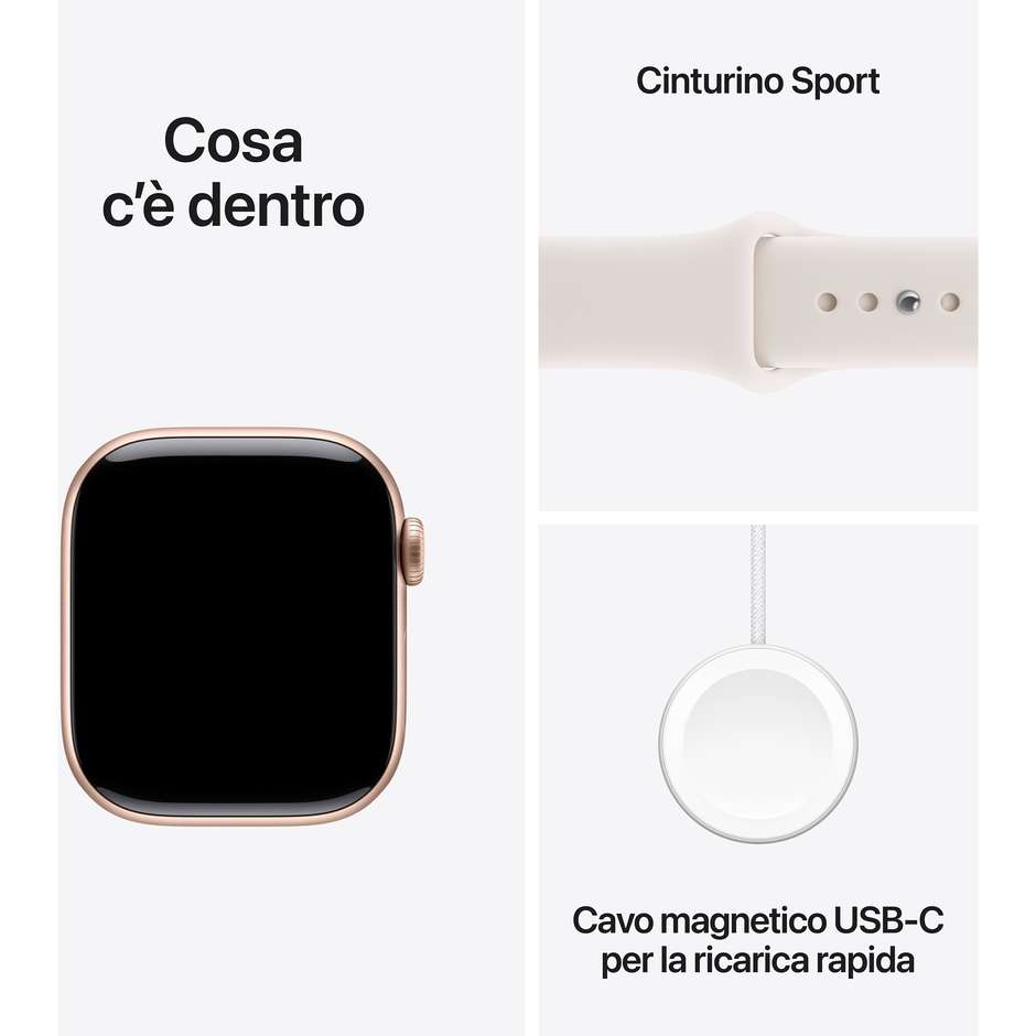 apple watch series 11 gps 42mm rose gold aluminiu