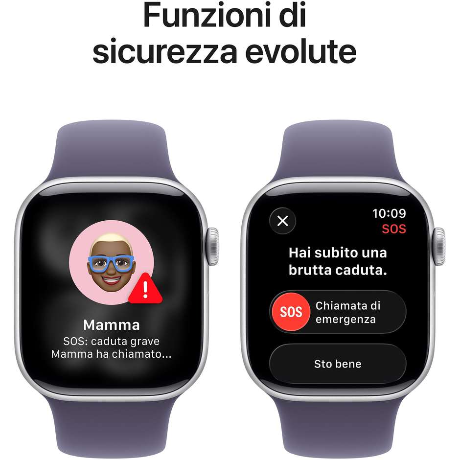 apple watch series 11 gps 42mm silver aluminium c