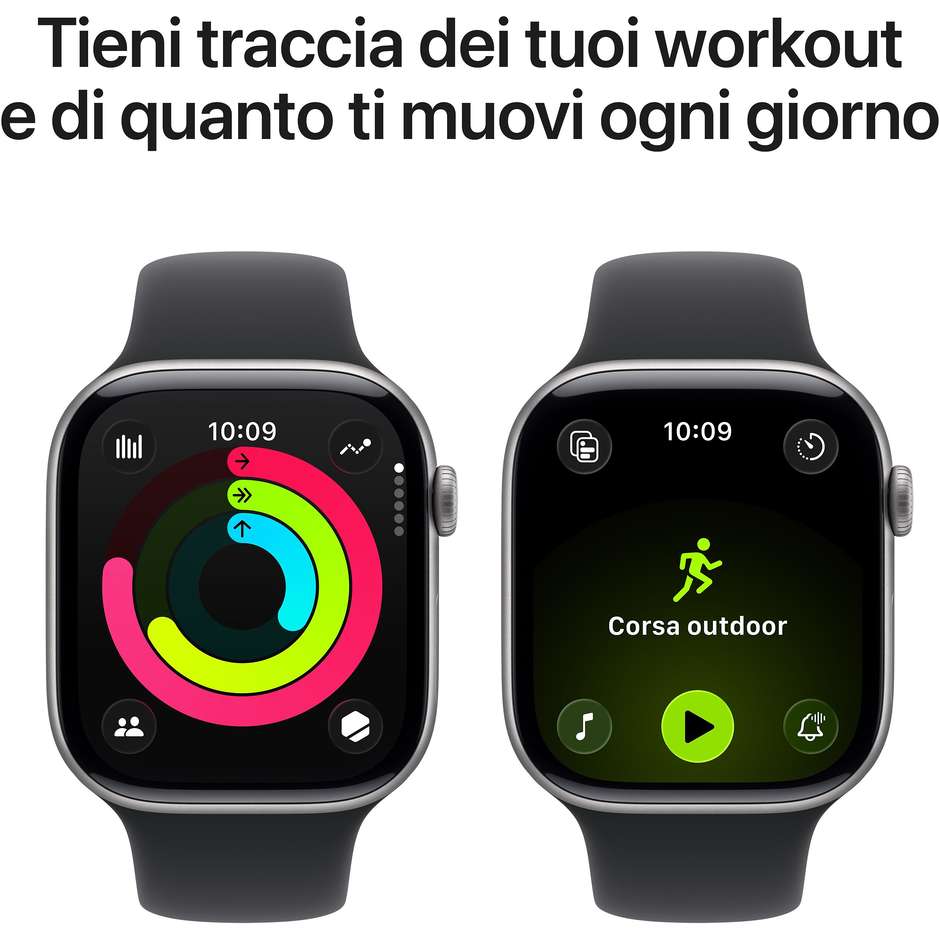 apple watch series 11 gps 46mm space grey alumini