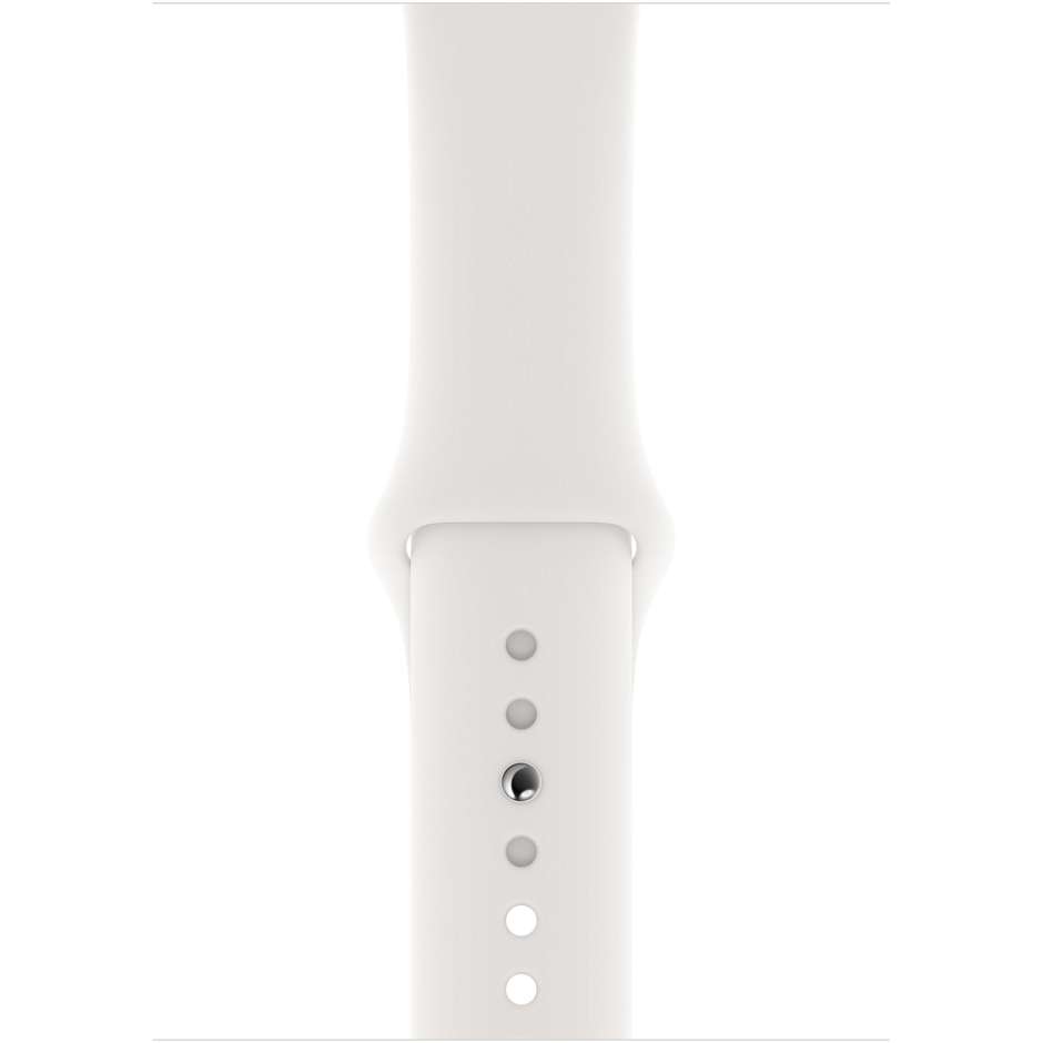 Apple Watch Series 5 GPS + Cellular 44mm Cassa Alluminio Bianco con Cinturino Sport Bianco (MWWF2TY/A)