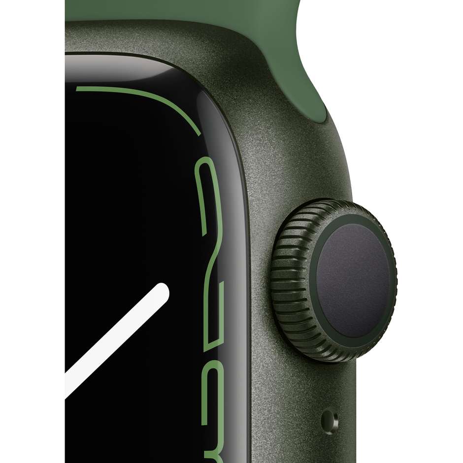 Apple Watch Series 7 GPS 41mm Cassa Alluminio Verde con Cinturino Sport Verde