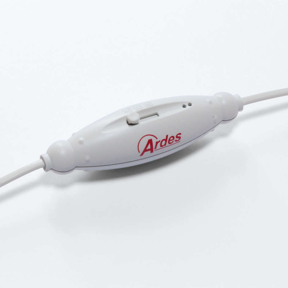 Ardes AR415 Morpheo scaldaletto elettrico 1 piazza e mezza 100% lana potenza max 60 Watt