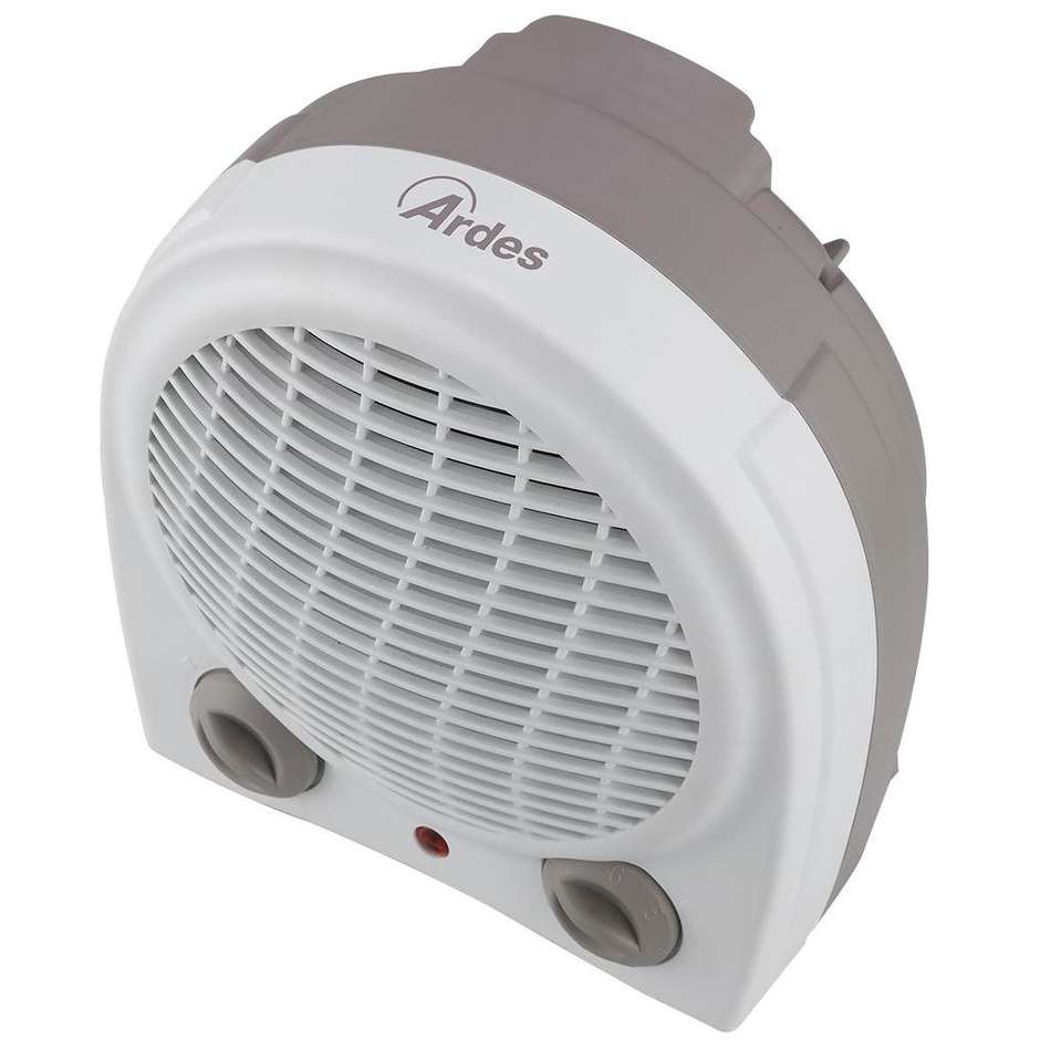 ARDES AR4F09 Termoventilatore Elettrico Compatto 2000 W Termostato Regolabile Grigio Silver
