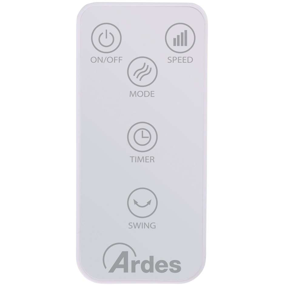 Ardes AR5D41PRW Silverado ventilatore a piantana 40 cm con telecomando