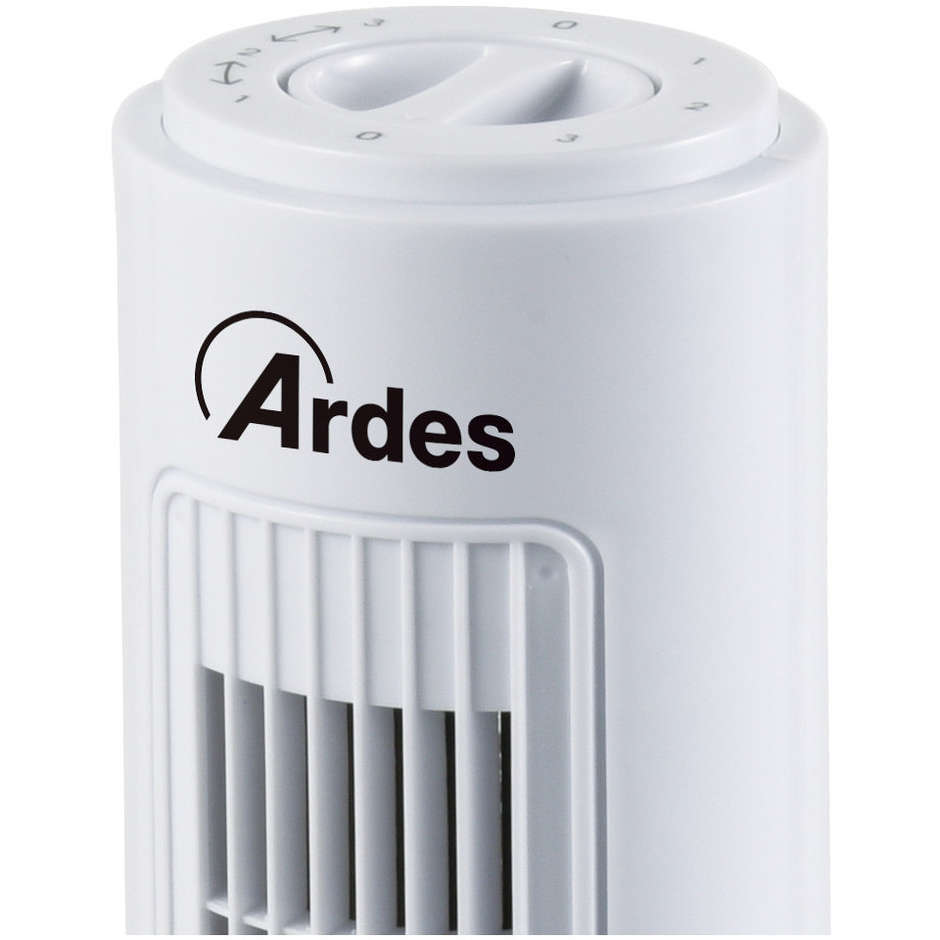 Ardes AR5T75 Freddy ventilatore a torre 50W 3 velocità 54db Bianco