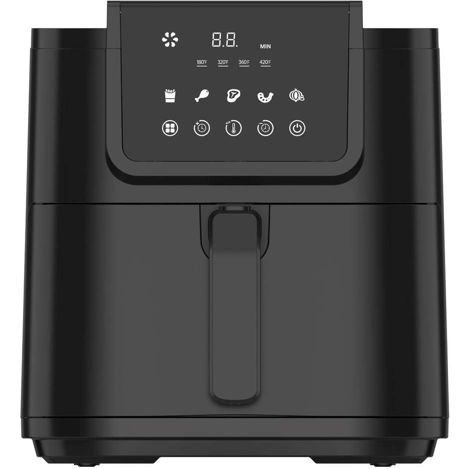 Ardes ARFRYA05L Friggitrice ad Aria 1700 W Rapid Air Display LED Nero
