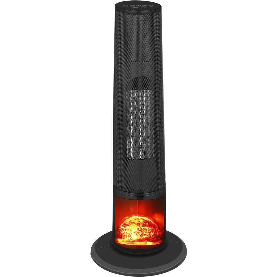 Ardes Atmo AR4P22FP termoventilatore ceramico con effetto camino, 2000 W
