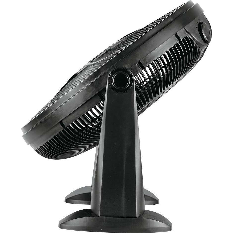 Ardes Ventilatore da tavolo diametro 50 cm 5 pale griglia a raggiera orientabile e rotante a 360° Colore Nero