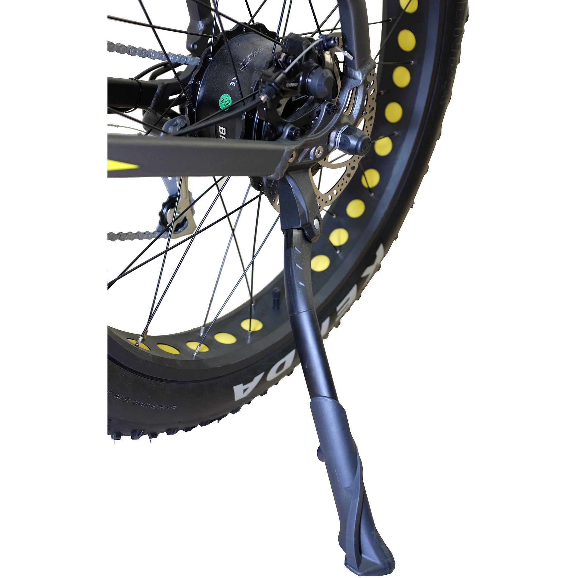 Argento Bike Elephant E-Bike Fat bike velocità max 25 km/h autonomia max 80  km colore grigio e giallo - Tempo Libero E-Bike - ClickForShop