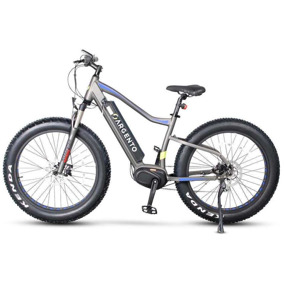 Argento Bike Elephant Pro E-Bike Fat bike velocità max 25 km/h autonomia max 80 km colore grigio