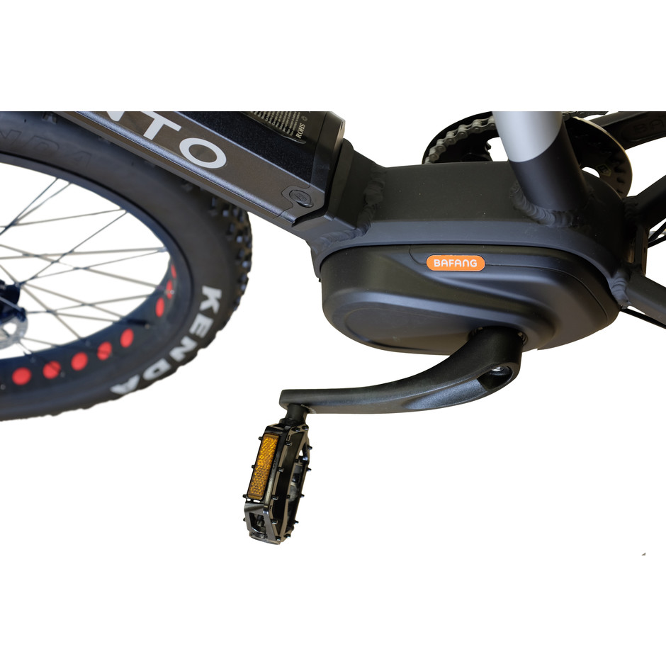 Argento Bike Elephant Pro E-Bike Fat bike velocità max 25 km/h autonomia max 80 km colore nero