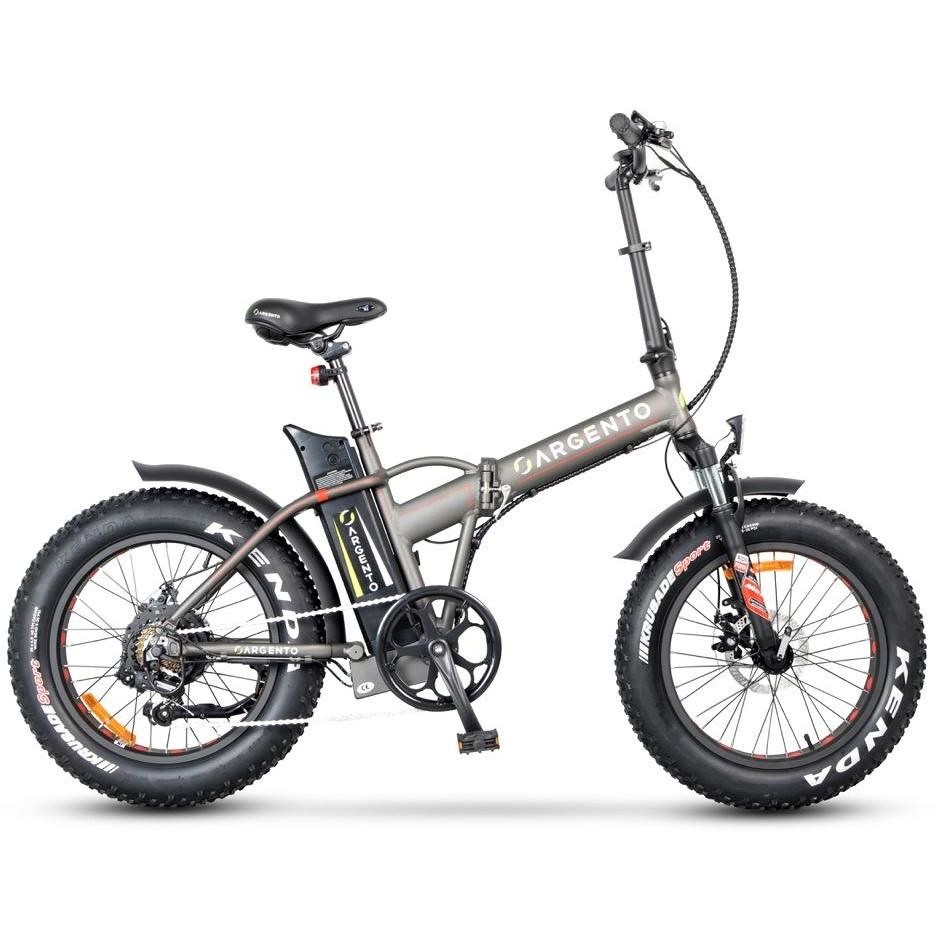 Argento Bike Mini Max E-Bike Foldable bike pieghevole velocità max 25 km/h autonomia max 80 km colore grigio