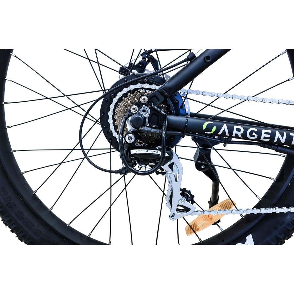 Argento Bike Performance E-Bike Mountain bike velocità max 25 km/h autonomia max 80 km colore blu