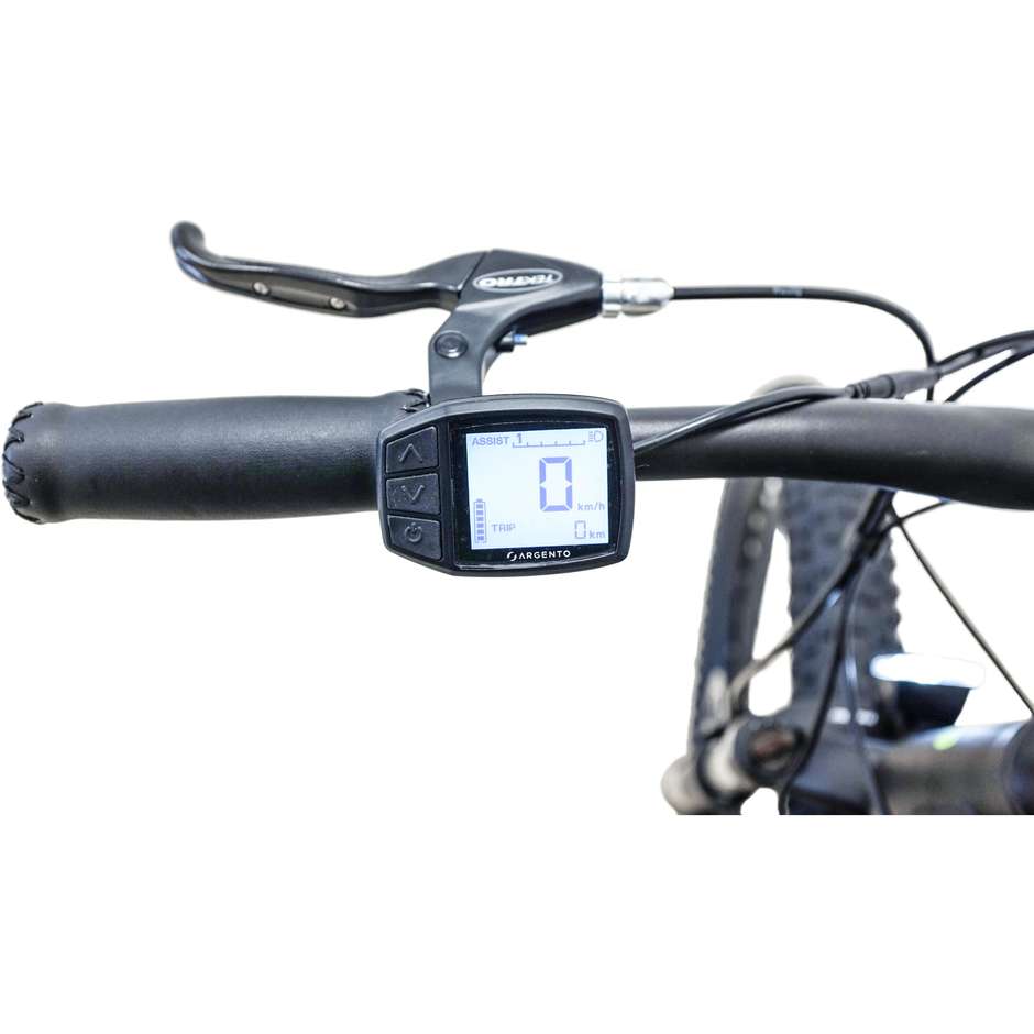 Argento Bike Performance E-Bike Mountain bike velocità max 25 km/h autonomia max 80 km colore nero