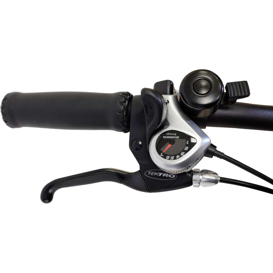 Argento Bike Piuma E-Bike Foldable bike pieghevole velocità max 25 km/h autonomia max 80 km colore nero e rosso