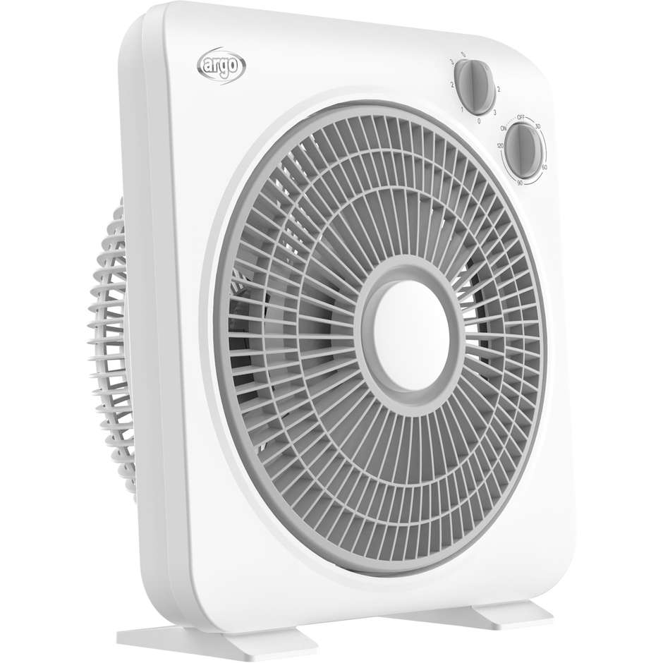 Argo clima Boxy Ventilatore 3 Velocita Colore Bianco