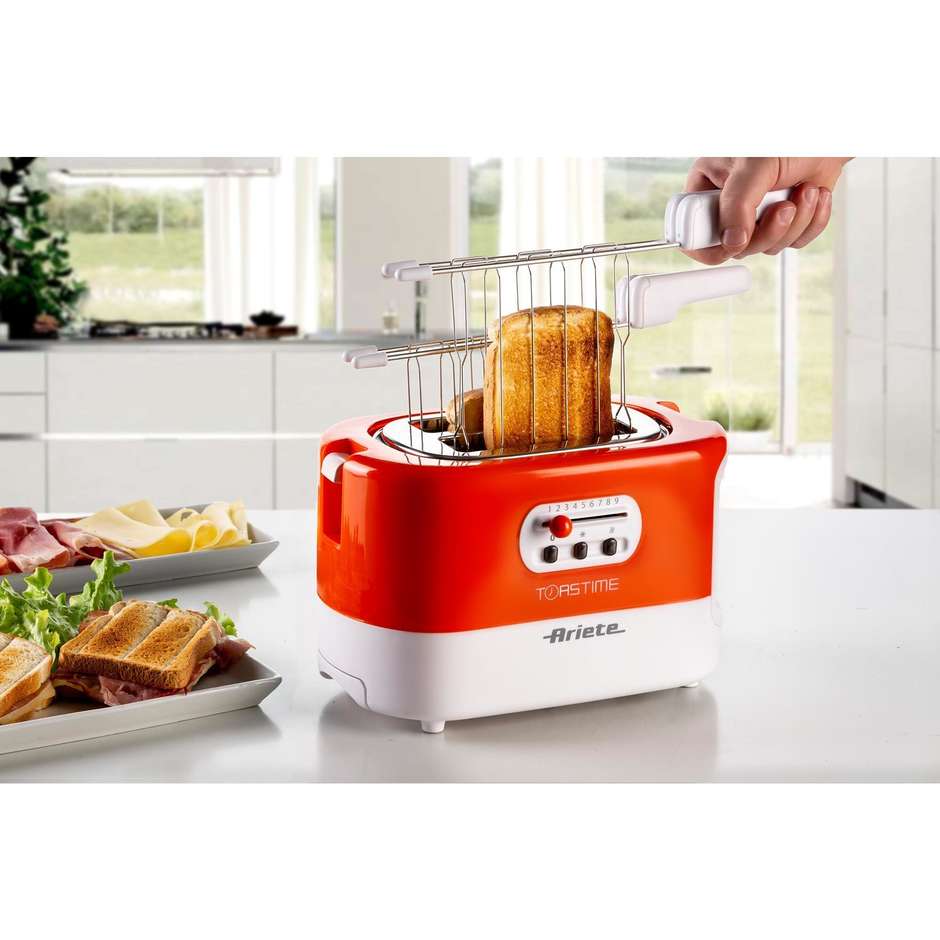 Ariete 0159 Tostapane elettrico 9 livelli 700 W 3 funzioni