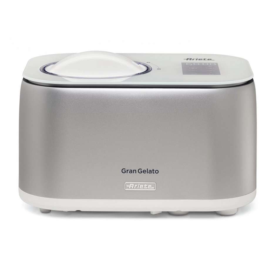 Ariete 0644 Gran Gelato 4in1 Gelatiera Compressore 1L Acciaio Inox