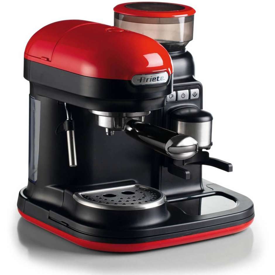 Ariete 1318 Macchina da Caffè Espresso a Pompa 1400 W 15 Bar Rosso