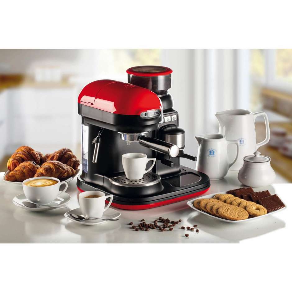 Ariete 1318 Macchina da Caffè Espresso a Pompa 1400 W 15 Bar Rosso