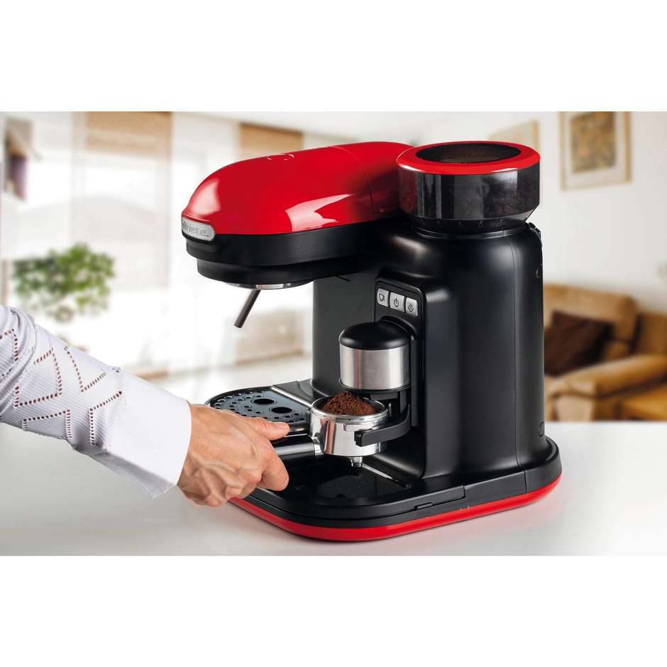 Ariete 1318 Macchina da Caffè Espresso a Pompa 1400 W 15 Bar Rosso