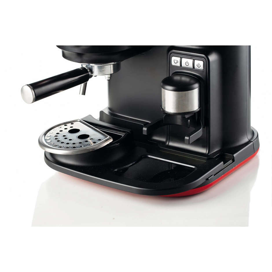 Ariete 1318 macchina del caffè potenza max 1080 Watt capacità 0.8 litri macinacaffè integrato colore rosso